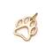 12 Pack: Charmalong™ 14K Gold-Plated Paw Charm by Bead Landing™